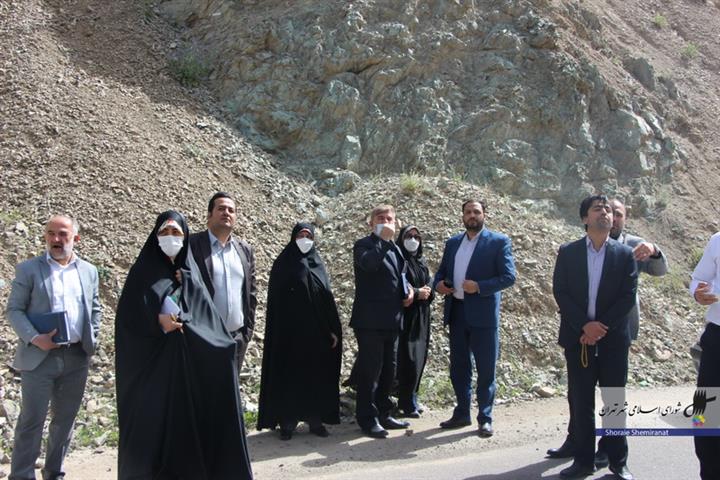 بازدید نرگس معدنی پور عضو شورای شمیرانات از بخش رودبار قصران - 1401/02/28